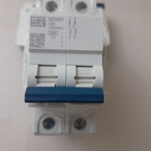 Disjuntor Bipolar 63A Curva C Weg