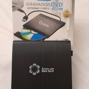 Gravador DVD Externo Lotus